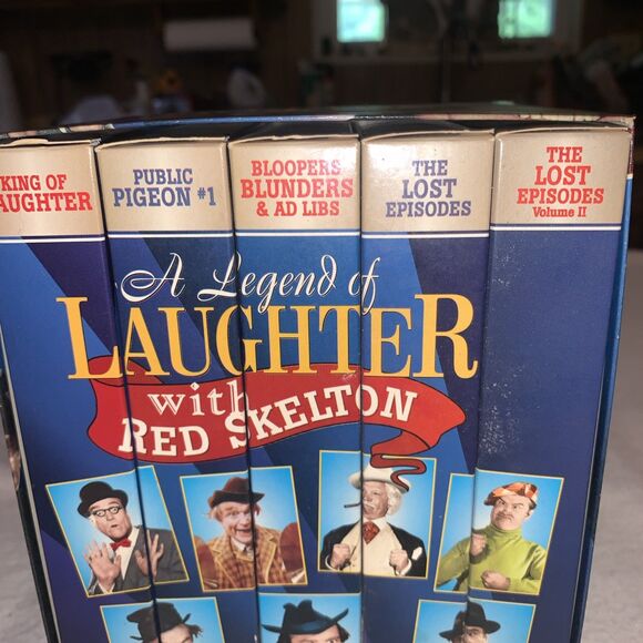 1997 Red Skelton A Legend of Laughter 5 VHS Collector Series Boxed Set Sealed! - Picture 7 of 8
